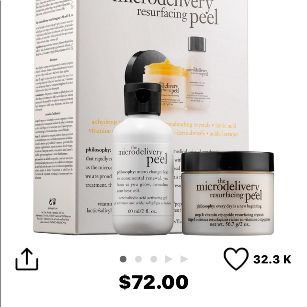 Philosophy micro peel
